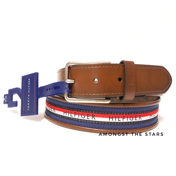 tommy hilfiger flag belt